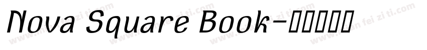 Nova Square Book字体转换